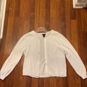 Girls XL 14/16 White Sweater